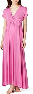 Amazon Essentials Women's Faux Wrap Maxi Dress, Large Size