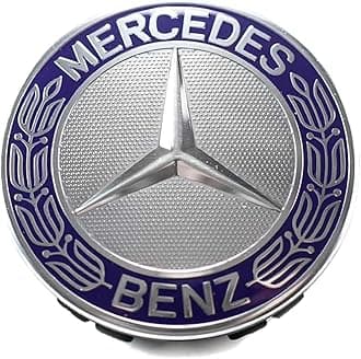 Mercedes Benz Center Hub Caps for Alloy Wheels (Set of 4)