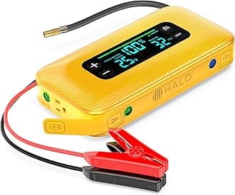 Bolt Ultimate 3 Portable Car Battery Jump Starter | 130 PSI Air Compressor, 55.5Wh USB Power Bank, Large Display, Emergency Floodlight & Charger, Jumps Cars SUVs & Trucks, Inflates Tires — Yellow