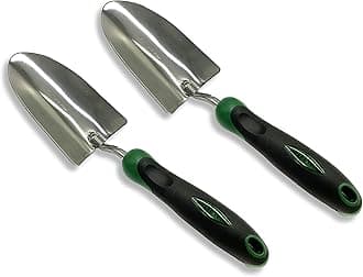 Edward Tools Bend-Proof Garden Trowel - Heavy Duty Polished Stainless Steel - Rust Resistant Oversized Garden Hand Shovel for Quicker Work - Digs Through Rocky/Heavy soils - Comfort Grip (2)