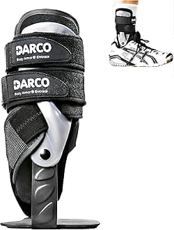 Active Sports Ankle Brace - Premium Ankle Support for ligament damage prevention and treatment - Universal (Left or Right Foot) Football, Rugby, Athletics, Boxing and more (Right - Medium - 6-10)