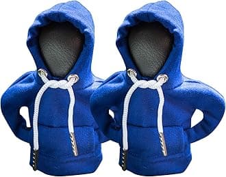 ECDREAMECDREAM 2Pcs Car Shift Knob Hoodie,Gear Shift Hoodie,Funny Sweater Hoodie for Gearshift,Automotive Interior Accessories（Blue）