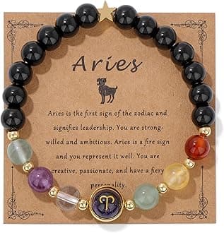 Zodiac Bracelets for Women 12 Constellations Healing Crystal Stone Beads Bracelet Birthday Zodiac Gifts Horoscope Spiritual Bracelet