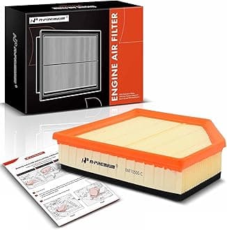 A-Premium Engine Air Filter Compatible with Volvo S60, S80, V60, V70, XC60, XC70, 2008-2016, 3.0L 3.2L, Replace# 30745344