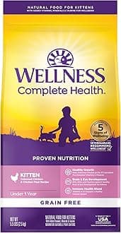 Complete Health Natural Grain Free Dry Cat Food, Kitten Health Deboned Chicken & Chicken Meal Recipe, 5.5-Pound Bag