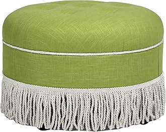 Jennifer Taylor Home Yolanda 24" Round Upholstered Accent Ottoman