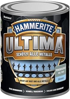HAMMERITE Metal protective paint Ultima glossy traffic grey RAL 7042 750 ml
