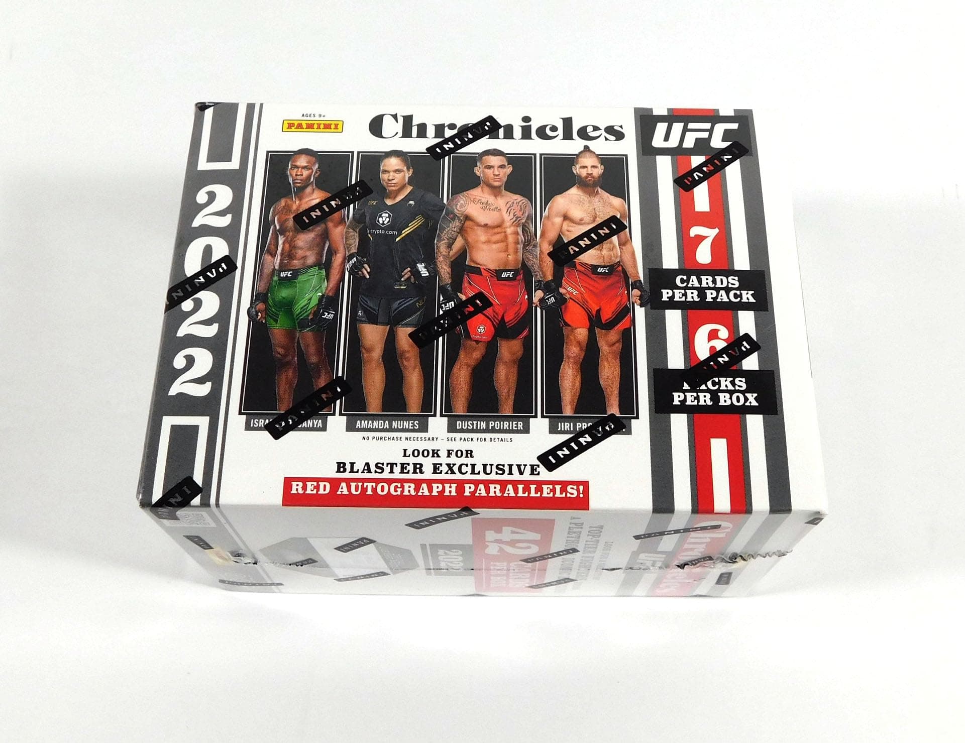 2022 UFC Chronicles Blaster Box 7 Cards per Pack 6 Packs Per Box Look for Possible Blaster Exclusive Red Autographs Parallels