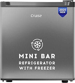 Cruise 45 L 2 Star Compact Minibar Refrigerator with Freezer Compartment - Direct Cool Technology (Single Door, Graphite Grey, CRDSVK-FZ1050G)