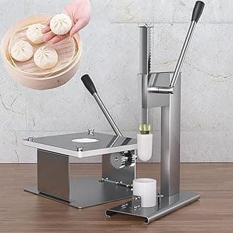 Steamed Stuffed Bun Making Mold - Manual Bun Machine with 3 Types of Molds - DIY Pastry Pie Steam Bun Dumpling Maker - Cooking Tool Set