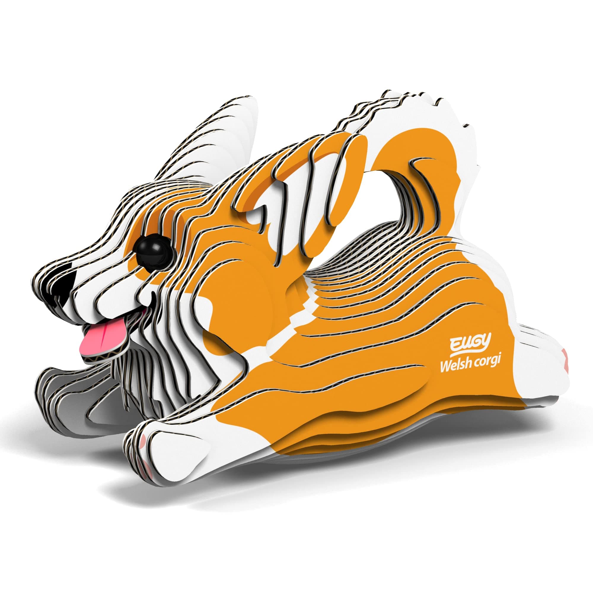 EUGY Welsh Corgi 3D Puzzle, 27 Piece Eco-Friendly Educational Toy Puzzles for Boys, Girls & Kids Ages 6+