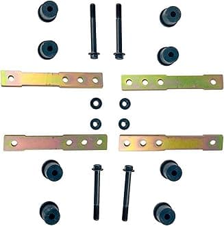 ‎Psrorkeu - Rear 1" 2" 3" 4" Lift Leaf Spring Shackle Kit for Chevy Camaro Pontiac Firebird 1976-1981