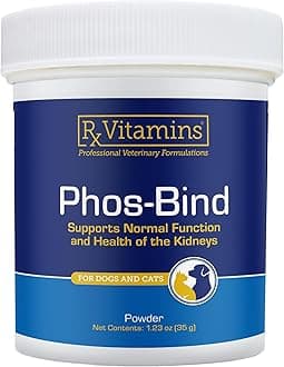 Phos-Bind - Kidney Support Supplement Powder - Phosphate Binder for Cats & Dogs for Kidney Health - Supports Normal Kidney Cleanse and Essential Kidney Care - 35g