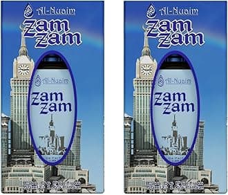 Al-Nuaim Zam Zam Eau De Parfum for Men & Women - Pack of 2 (50ml Each) | EDP Perfume | Long Lasting & Luxury Fragrance