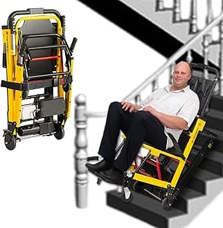 Crawler Electric Stairlift, Lightweight Foldable Electric Stair Lifts Perfect for Elderly and Disabled People