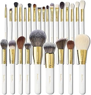 Professional Makeup Brushes Set Premium Quality Goat Hair Synthetic Fiber Powder Foundation Highlight Concealer Eyeshadow Blending By Bueart Design