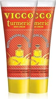 Vicco Turmeric Skin Cream - 70g, pack of 2