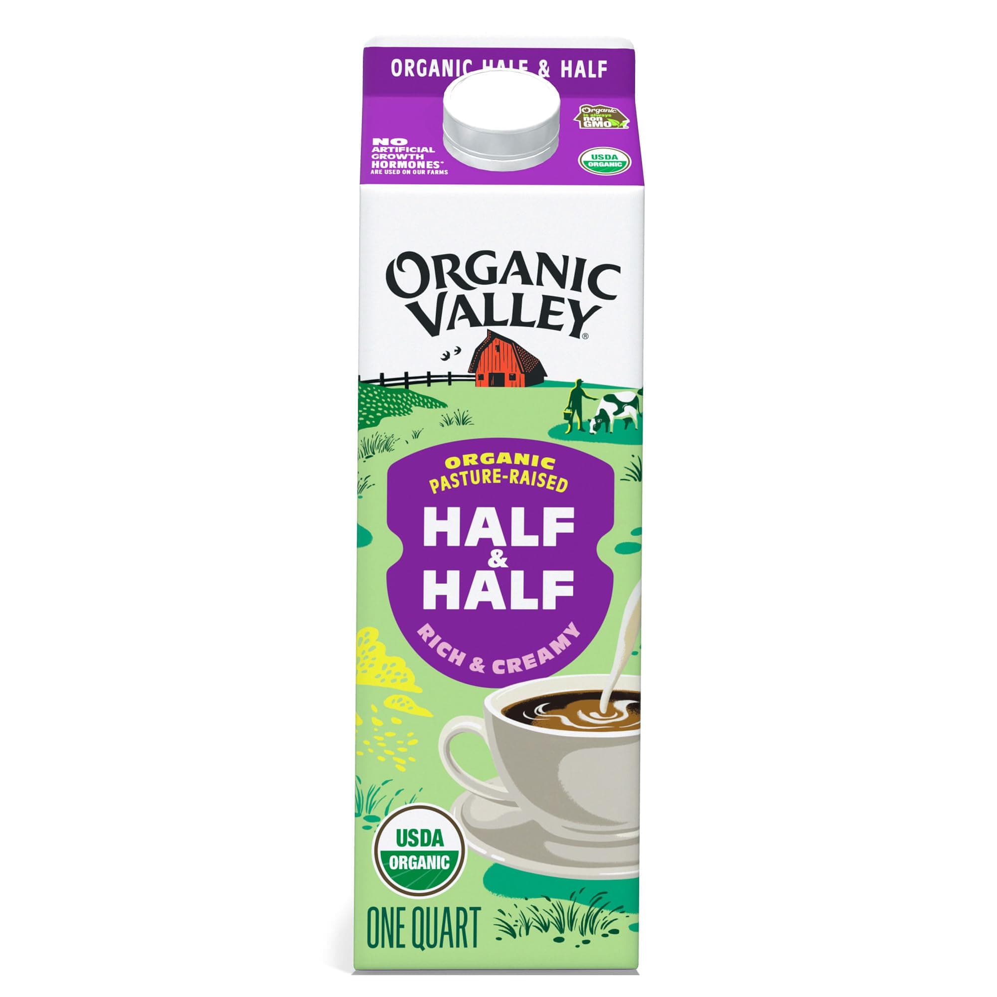 ORGANIC VALLEY Organic Half & Half, 32oz