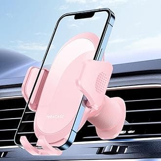 Miracase Phone Holder for Your Car with Metal Hook, Mobile Phone Holder, Mobile Phone Holder, Universal Car Holder for iPhone, Android and All