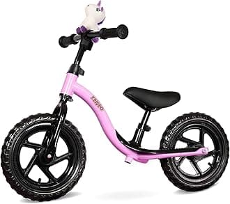 Toddler Balance Bike 2 Year Old, Age 24 Months to 5 Years Old, Early Learning Interactive Push Bicycle with Steady Balancing, Gift Bike for 2-5 Boys Girls, Purple