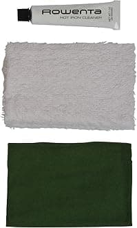 Rowenta ZD100 Non-Toxic Stainless Steel Soleplate Cleaner Kit for Steam Irons