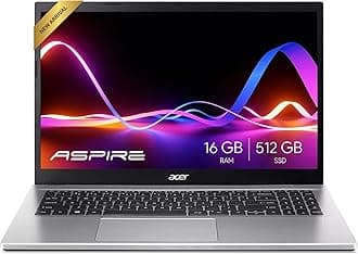 acer Aspire 3 Slim Laptop - 15.6" Full HD IPS 1080P Display - AMD Ryzen 3 7330U Quad-Core Processor - 32GB RAM - 2TB NVMe SSD - Webcam - Wi-Fi 6 - AI PC