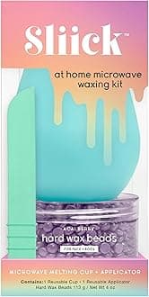 Sliick At Home Waxing Kit - Cup, Spatula & Wax 113g - Hair removal, home waxing, smooth skin, wax kit