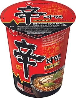 Nongshim Shin Cup Noodle Soup, 68 Gm