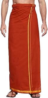 Gowri Tex Men's Cotton Colorful Lungi in Size 2 Mtrs Single Lungi- Pack Of 1