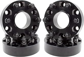 Wheel Accessories Parts 4 Pcs Hub Centric Wheel Spacers Adapters 6x5.5 6x139.7mm 2.00 Inch Thick 93.10mm Hub M12 1.5 12x1.5 Thread Stud Fits Ford Bronco Ranger (No Raptor Bronco Sport Fitment)