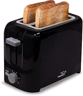 V-Guard VT210 800-Watts Pop Up Toaster, Black