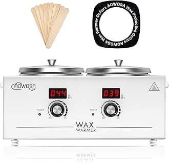 AOWOSA Professional Digital Wax Heater Machine for Hair Removal, Large Wax Pot Warmer with Adjustable Temperature and Constant Temperature Function for Spa Beauty Salon Esthetician Home