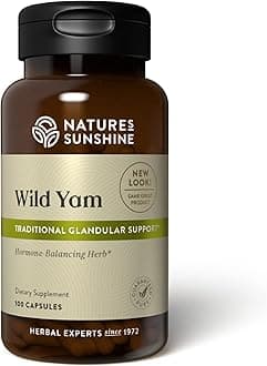 Wild Yam Capsules - Herbal Gladular Support (100 Capsules)