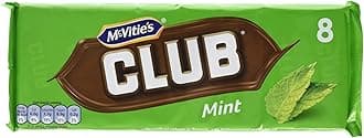 McVities Club Biscuits Mint, Pack of 8