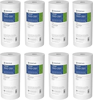 DGD-2501 Big Blue Water Filter, Polypropylene (PP), White