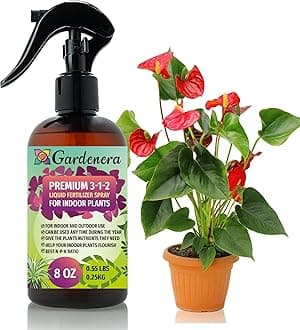 Professional Indoor Plants Spray Fertilizer Mist for Home Gardening | 3-1-2 Gentle Blend Mist for Healthy Leaves & Growth | Essential Nutrients for Indoor Plants - 8oz