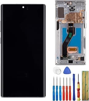 E-yiiviil AMOLED Display Compatible with Samsung Galaxy Note10+ Note 10 Plus SM-N975U SM-N975F/DS 6.8" LCD Touch Screen Display Assembly with Tools (White)