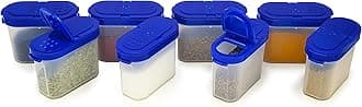 Mahaware Modular Wonder Spice Shaker and Sprinkler Set, 150Ml, Set of 8 (Blue)