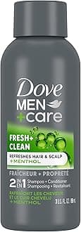 Dove Men+Care 2 in 1 Shampoo & Conditioner, Fresh & Clean - 3 oz