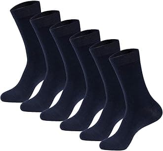 MAGIARTE Mens Dress Socks Combed Anti-pilling Cotton Calf Length Moisture Wicking odor Control Casual Crew Socks for Men