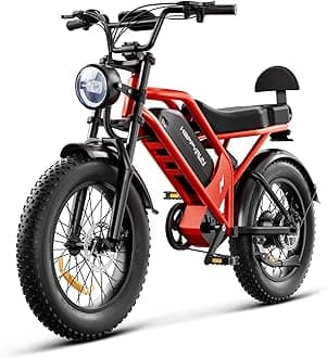 Electric Bike for Adults, 2000W/1500W Motor, 48V 25Ah/18Ah Removable Battery, 20" Fat Tire Ebike, 7-Speed Transmission, Up to 32MPH and 68+ Miles Range, All-Terrain E-Bike