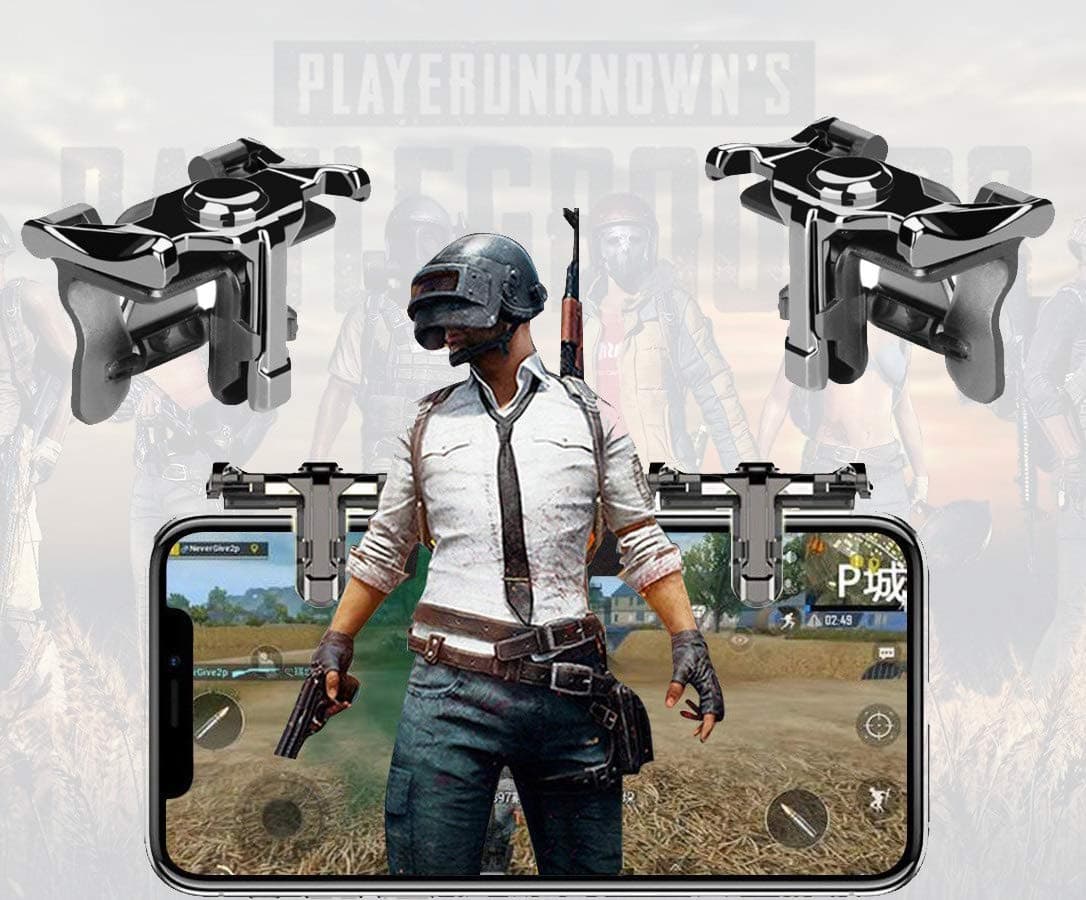 BDMP pubg Trigger Pubg Gaming Joystick for Mobile/Trigger for Mobile Controller/Fire Button Assist Tool/Pubg Game Controller/pubg Trigger Controller, pubg Trigger for Mobile, Metal Trigger