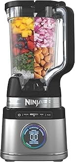 Blender | Best for Smoothies, Frozen Drinks, Shakes, Veggie Chopper & More | 72 oz. Full Size Pitcher | Blender for Kitchens |1800 Watt | Black | TB201