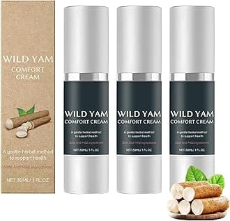 Wild Yam Comfort Cream,Wild Yam Comfort Cream,Organic Wild Yam Cream,Wild Yam moisturizing cream,Ultra Hydrating and Exfoliating Scrub for Nourishing Essential Body Care (3 Pcs, /30ML)