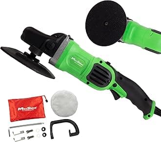 7" M1300 Pro Rotary Polisher - 1300W, 6-Speed, 5/8” Thread - Auto Detailing Tool for Paint Protection, Swirl & Scratch Repair, Buffing, Glossy Shine - Ideal for Cars, Trucks, SUVs