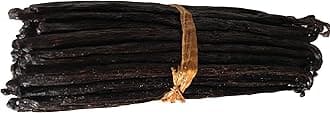 30 Madagascar Organic Vanilla Beans Grade B. Certified USDA Organic. Bulk Bourbon 5"-7" by FITNCLEAN VANILLA| Whole NON-GMO PODS