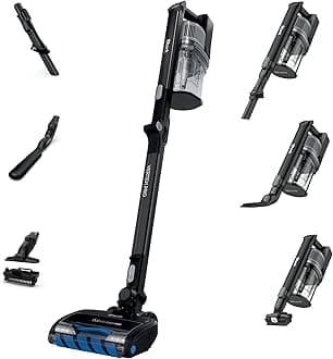 Shark IZ682H Vertex Pro Lightweight Cordless Stick Vacuum with DuoClean PowerFins, Black/Silver
