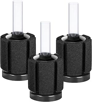 AQUANEAT3 PCS Aquarium Bio Sponge Filter Breeding Fry Betta Shrimp Nano Fish Tank 10 Gal