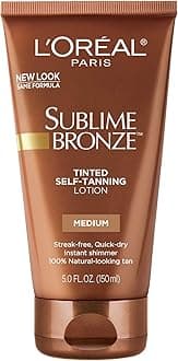 L'Oreal Paris Sublime Bronze Tinted Self-Tanning Lotion Light Medium 145 ml