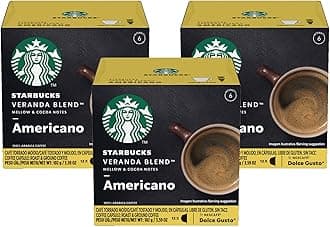 Dolce Gusto Starbucks Coffee Veranda Blend Americano, (Packaging May Vary), 12 Count (Pack of 3)
